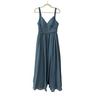 Azazie gown, size A6,‎ blue